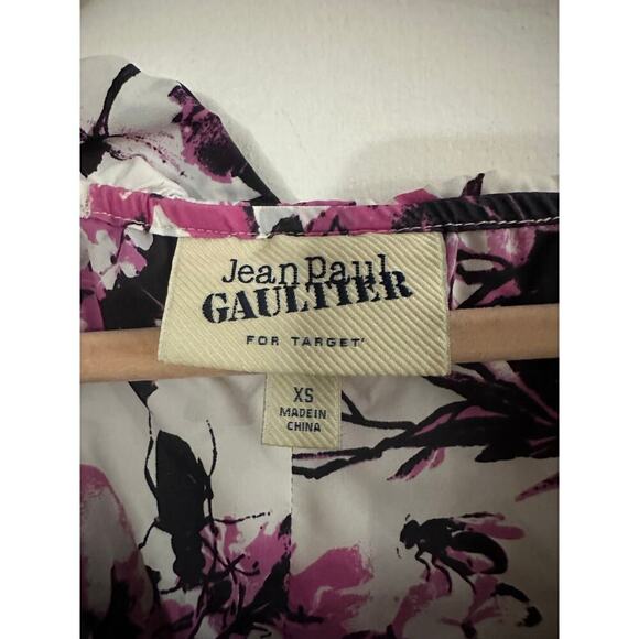 JEAN PAUL GAULTIER for Target Purple Floral Nylon Dress - Sz XS - Picture 3 of 5